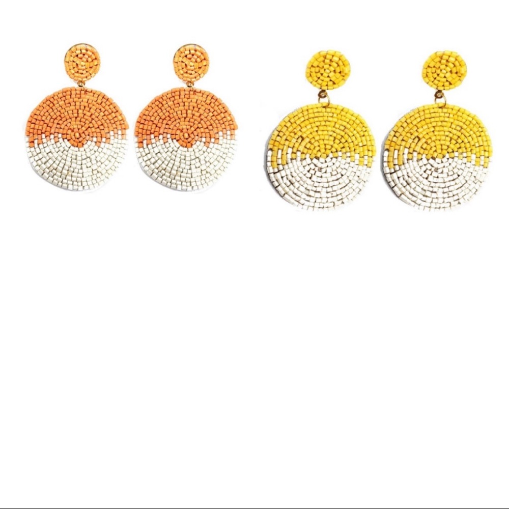 Set of Glass Bead Earrings